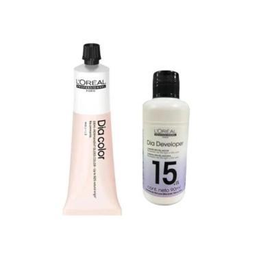 Imagem de Kit Dia Color Loreal + Emulsão 15 Vol 90ml - Escolha seu Tom Tom:6.60 