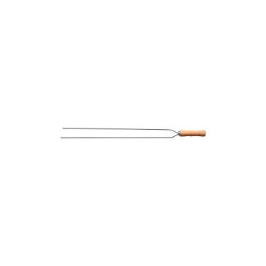 Imagem de Espeto Duplo para Churrasco 65cm - Tramontina, Marrom