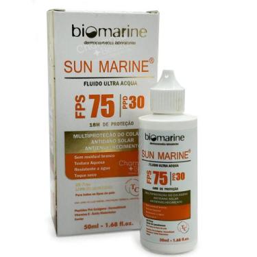 Imagem de Protetor Solar Sun Marine Fluido Acqua Fps75 50ml Biomarine