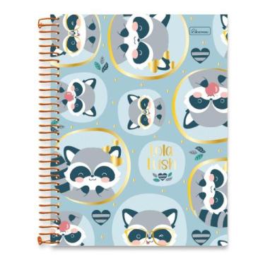 Imagem de Caderno Universitário 10 Matérias Lola Lush Capa Dura 160 folhas CADER