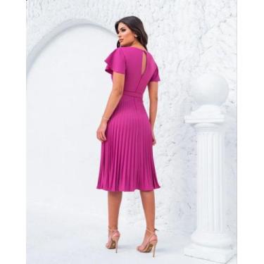 Imagem de Vestido feminina social - Meire feshion , Verde, G
