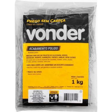 Imagem de Prego sem Cabeça 14 X 18 1kg Polido em Aço Carbono para Acabamento Discreto em Madeira...