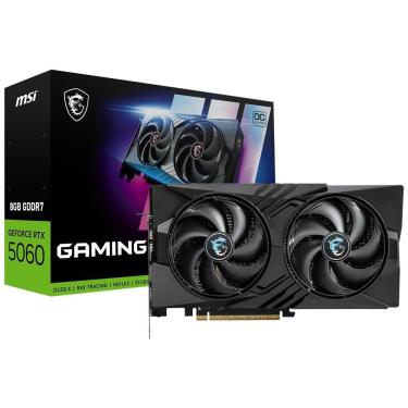 Imagem de Placa de Vídeo Geforce RTX 5060 Gaming OC 8GB GDDR7 com Ray Tracing e DLSS 3 MSI 912-V5...
