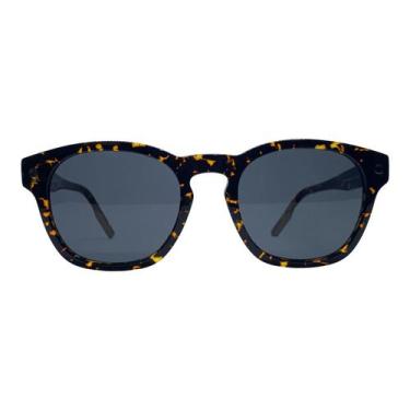 Imagem de Óculos de Sol Unissex Zegna 0195 Acetato Redondo - Ermenegildo Zegna, 