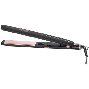 Imagem de Prancha Alisadora Mondial Black Rose P-27, Preto e Golden Rose, Bivolt