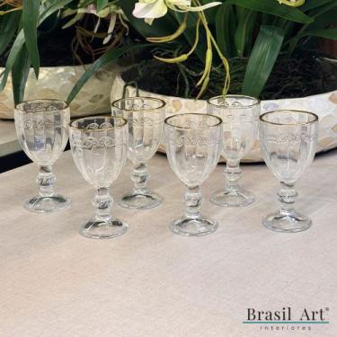 Imagem de Conjunto 06 Taças Imperial para Licor Filetada 50ml - Lyor