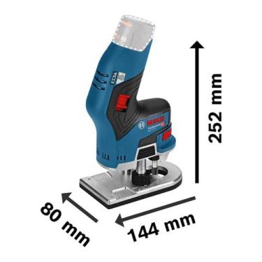 Imagem de Tupia Bosch Gkf 12V-8 12V Com 2 Pinças Sem Bateria