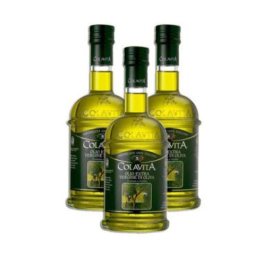 Imagem de Azeite Italiano Extra Virgem Colavita 500ml Kit 3, Azeite Extra Virgem