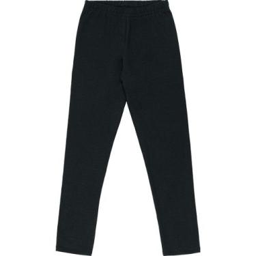 Imagem de Calça Infantil Unissex Kyly Malha Térmica 207891, 3, Preto