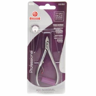 Imagem de Alicate de Cutícula Mundial 777 Aço Inox Original para Manicure Profis