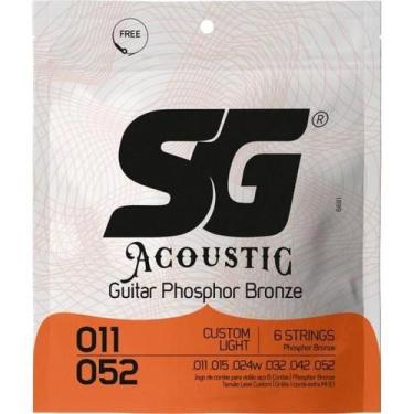 Imagem de Encordoamento Para Violão em Aço .011 Custom Light Phosphor Bronze SG