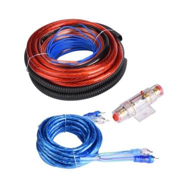 Imagem de Kit De Cabos Para Instalação De Amplificador De Subwoofer De Carro 280