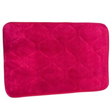 Imagem de Tapete de Banheiro 40x60cm Touch Macio Poliéster Base PVC Pelo 8mm par