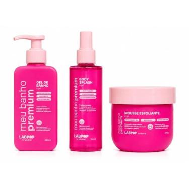 Imagem de Kit Labpop Gel de Banho + Body Splash + Esfoliante It Girl - Labotrat