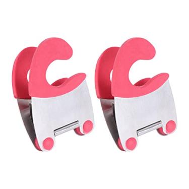 Imagem de Yardwe 2 Unidades Levantador De Tampa De Panelas Clipe De De Silicone Clipes De Panela Cozinhar Clipe De Descanso De Pote Luvas De Forno De Silicone Utensílios Anti-queimadura