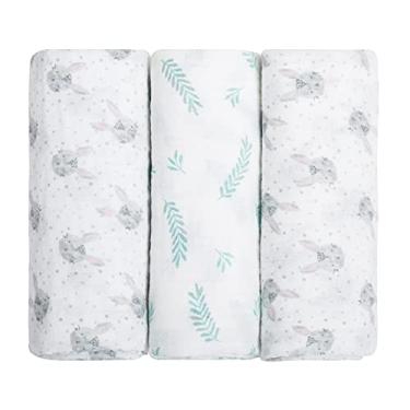 Imagem de Papi Textil Cueiro Swaddle Papi Soft Estampado 100 Cm X 80 Cm Contem 03 Un