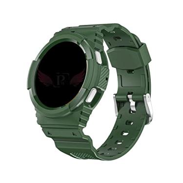 Imagem de Pulseira Armadura Personalize Watch PW, compativel com Galaxy Watch4 40mm Sm-R860 Sm-R865 e Galaxy Watch5 40mm Sm-R900 Sm-R905 (Verde)