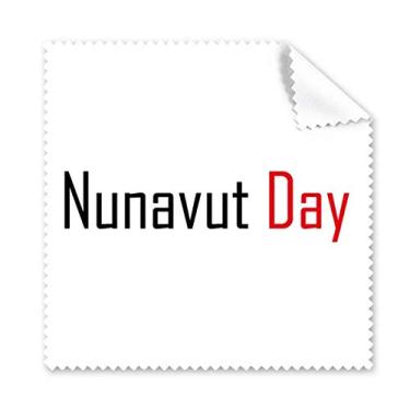 Imagem de Celebrate Nunavut Day Canada Blessing pano de limpeza de tela de telefone limpador 5 peças