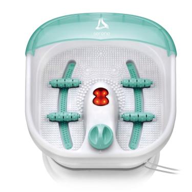 Imagem de Hidromassageador Para Pés Multilaser Serene Foot Spa – Branco/Verde