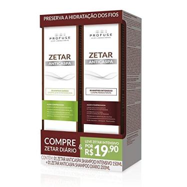 Imagem de Kit Shampoo Anticaspa Profuse Zetar Diário + Shampoo Anticaspa Profuse Zetar Intensivo