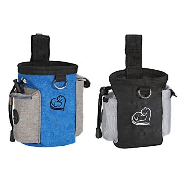 Imagem de PetPhindU Bolsa para cães 2 peças Bolsa para treinamento de cães Bolsa para petiscos para cães Bolsa de cocô embutida Dispenser Bolsa para cães para caminhada Bolsa de treinamento para cães para petiscos Bolsa de treinamento para cães