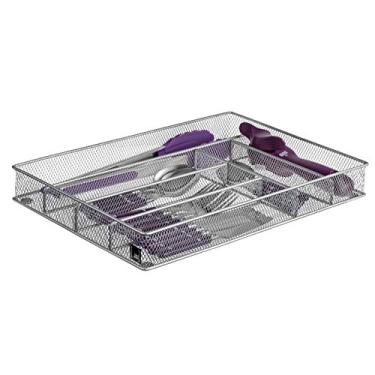 Imagem de Organizador de bandeja de talheres, Prata, Cutlery Tray Organizer 6 Section, 1