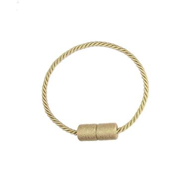 Imagem de Cortina magnética tieback retenções fivela clipe íman tie backs cortinas de bola penduradas ouro acessórios de corda, ouro, 1 peça