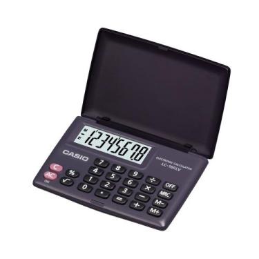 Imagem de Calculadora Casio Ultraportátil Horizontal 8 Dígitos Lc-160Lv-Bk