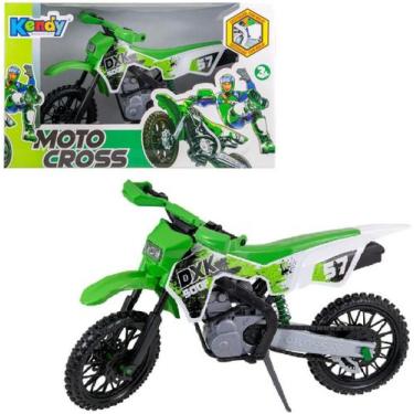 Imagem de Brinquedo Moto Trilha Motocross Pneu Borracha Amortecedor - Kendy