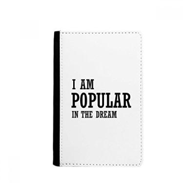Imagem de Carteira I Am Popular In The Dream Passport Holder Notecase Burse, Multicolor