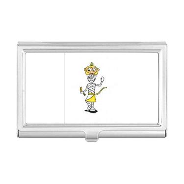 Imagem de Carteira de bolso com porta-cartões de visita, múmia egípcia, macaco Hórus