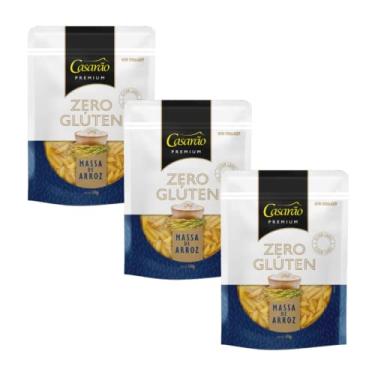 Imagem de Kit 3 pacotes de Penne Premium sem Glúten 500g - Casarão