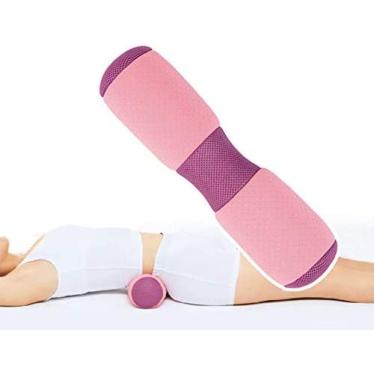 Imagem de Yoga Bolster, Beautiful Buttocks Multi-Function Pillow Cervical Lumbar Health Care Pillow Slow Rebound Neck Pillow Yoga Stick Lumbar,Constructive23