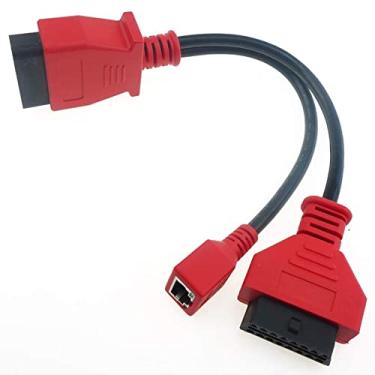 Imagem de Conector de cabo OBD2 para adaptador de scanner Autel MaxiSYS Pro MS908P, cabo de programação para BMW, adaptador adaptador OBD II de 16 pinos, ferramenta de digitalização do cabo