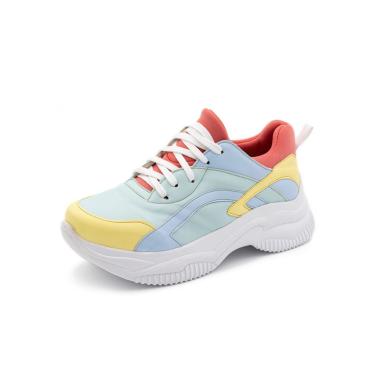 tenis colorido feminino casual