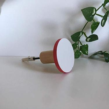 Imagem de Gancho de parede Mdf laminado bola borda colorida