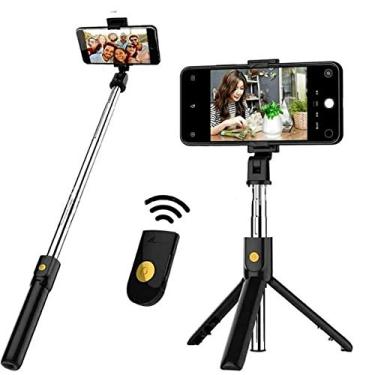 Imagem de Bastão Tripe De Selfie com tripé controle remoto