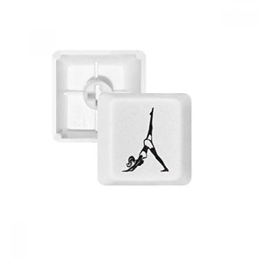 Imagem de Kit de atualização de teclado mecânico PBT para yoga Girl Keep Healthy Sports