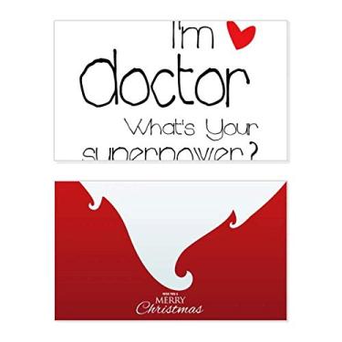 Imagem de Proud Doctors I'm a Doctor English Holiday Holiday Merry Christmas Parabéns Card Christmas Letter Message
