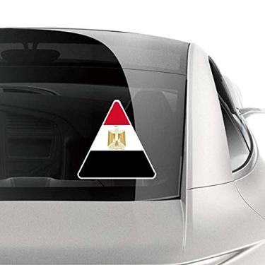 Imagem de DIYthinker Adesivo de carro com bandeira nacional da África do Egito Adesivo de motocicleta e bagagem