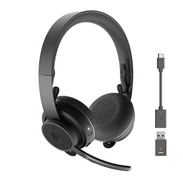 Imagem de Logitech Fone de ouvido Bluetooth sem fio Zone - grafite
