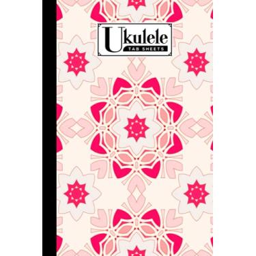 Imagem de Ukulele Tab Sheets: Ukulele Chord Diagrams / Blank Ukulele Tablature Notebook With Mandalas Cover by Ruth Richter
