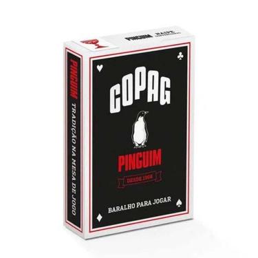 Imagem de Baralho Pinguim Azul Naipe Convencional Copag Cartas Jogo Poker