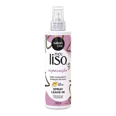 Imagem de Salon Line, Meu Liso Reparação, Spray Leave-In, Vegano - Para Cabelos Lisos e Ondulados Naturais, Alisados ou Relaxados, 240 ml