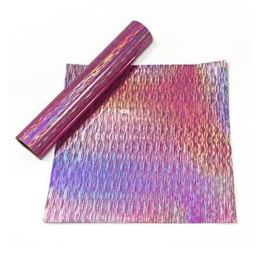 Imagem de dalisp Vinil adesivo para artesanato escovado Starlight 30,5 cm x 1,8 m / 12 pol. x 6 pés Película de propaganda de 6 cores compatível com Cricut Silhouette Cameo Decals Signs Home Decoion DIY Craf De