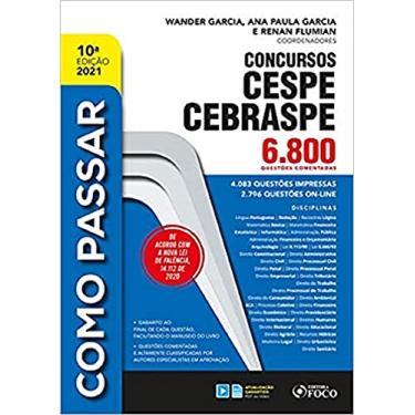 Imagem de COMO PASSAR EM CONCURSOS CESPE / CEBRASPE - 6.800 QUESTÕES COMENTADAS: 10