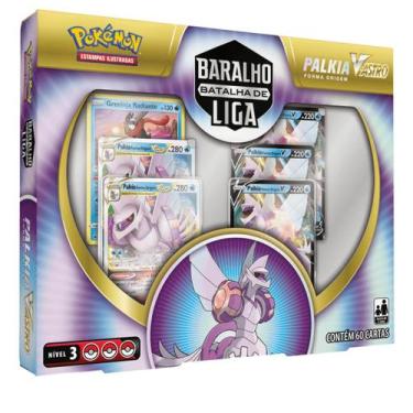 Imagem de Pokémon Deck Baralho Batalha De Liga Palkia Original Copag