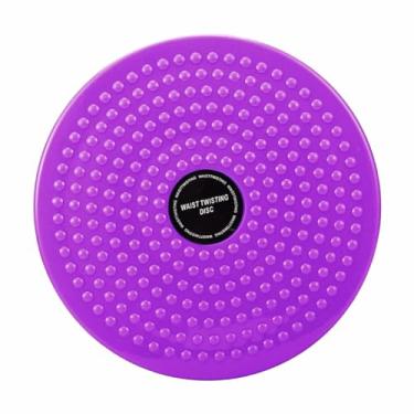 Imagem de kowaku Ab torção placa de equilíbrio placas massagem pé cintura torção disco cintura torção disco placa para treinamento de força esportes internos, roxo