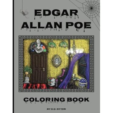Imagem de Edgar Allan Poe Coloring Book: An Adult Coloring Experience Inspired by the Father of Horror