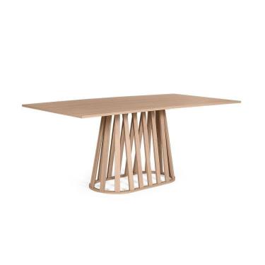 Imagem de Mesa De Jantar Retangular 8 Lugares 200x90cm Gabi Jade - Straub Web